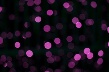 Bokeh purple blurred background. Abstract creative purple bokeh background