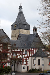 Poster - Amthof und Obertorturm in Bad Camberg