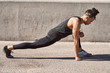 © Paul Schefz - young man stretching doing yoga