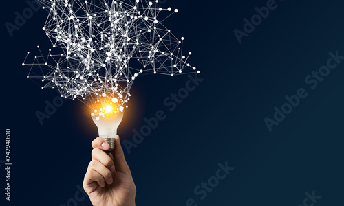 Cuadros en Lienzo Concept of new ideas and innovation
