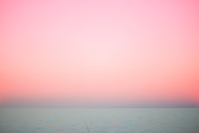 Beautiful Sea, Pink Sunset, Nature, Summer. The Concept Of Fashion Colors