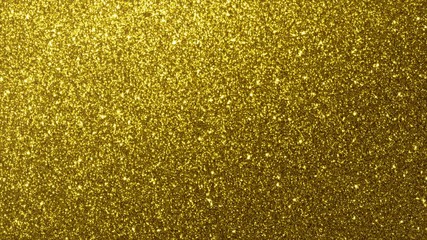 Wall Mural - Golden glimmered seamless loop abstract motion background