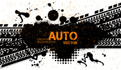 Wall Mural - off-road dirt rally hand drawn grunge lettering. beautiful vector illustration. editable graphic ele