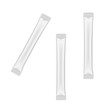 © ann_ounce - Sugar stick packets, white blank individual package - vector mockup