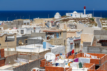 Poster - View over modern part of Mahdia town, Tunisia