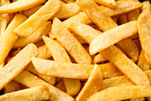 Salted Homemade Fried Potato Chips