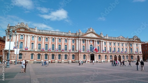 Toulouse Hotel De Ville Sur La Place Du Capitole France Stock Photo Adobe Stock