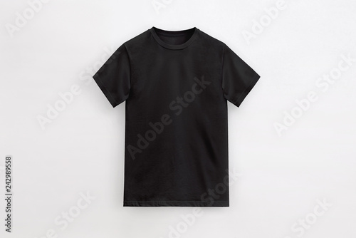 Cuadros en Lienzo Solid Basic T-Shirt black Man unbranded