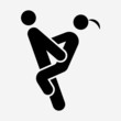 Glyph Sex Position pixel perfect vector icon