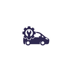 Poster - car repair shop icon