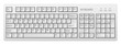 vector white pc keyboard, keyboard is very useful tool for personal computer, it is necessary to write words