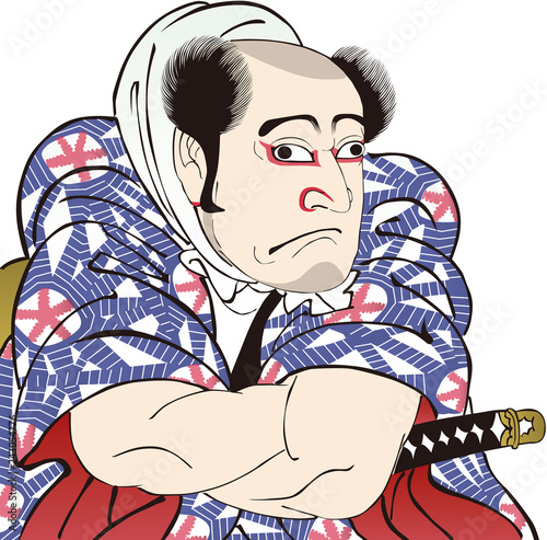 浮世絵 歌舞伎役者 その6 Stock Vector Adobe Stock 浮世絵 歌舞伎役者 その6 Stock Vector Adobe Stock