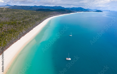 Cuadros en Lienzo Whitehaven Beach - Whitsunday Island North Queensland Australia