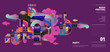 © yahya - Music Festival Illustration Design for Party and Event. Vector Illustration Collage of Music for Background and Wallpaper in eps 10