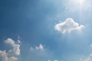 a clear, clear clouded sky