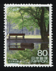 Poster - bench in park