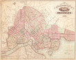 Map of Brooklyn, New York, 1866 McCloskey's