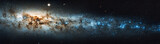 Fototapeta  - The beauty of the universe: Huge and detailed panorama of the Whale Galaxy - find more in my portfolio