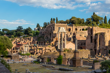 The Temple of Castor an Pollux, Rome, Italy