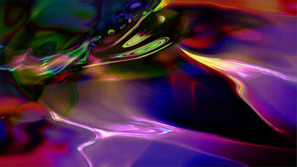 Canvas Print - liquid light forms shine 10611