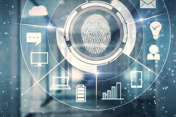 Aufkleber - Biometrics and id concept