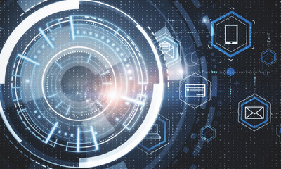 Poster - Future and computing concept