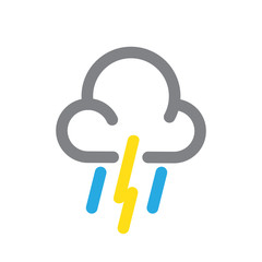 Fototapete - Waether icon on white background for graphic and web design, Modern simple vector sign. Internet concept. Trendy symbol for website design web button or mobile app