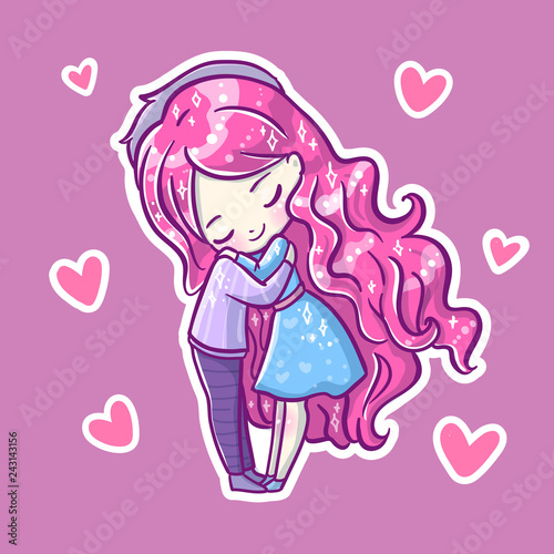 Plakaty do pokoju dziewczynki beautiful-vector-card