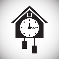 Poster - Time icon on white background for graphic and web design, Modern simple vector sign. Internet concept. Trendy symbol for website design web button or mobile app
