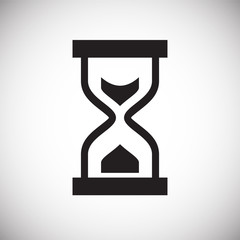 Poster - Time icon on white background for graphic and web design, Modern simple vector sign. Internet concept. Trendy symbol for website design web button or mobile app