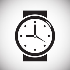 Poster - Time icon on white background for graphic and web design, Modern simple vector sign. Internet concept. Trendy symbol for website design web button or mobile app
