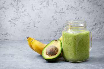 Poster - smoothies avocado banana