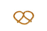 Fototapeta Desenie - close up on pretzels isolated on the white background
