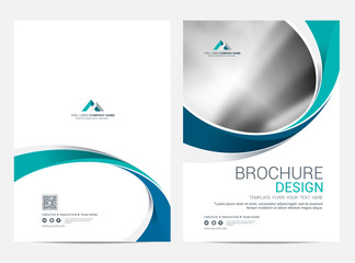 Wall Mural - brochure template flyer design vector background