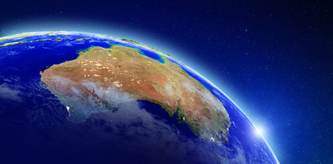 Wall Mural - australia from space