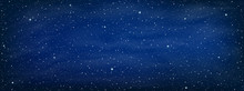 Starry Space Background - Vector