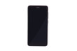 © OlekStock - Single black slim smartphone isolated on white background. Clipping path - image. Top view