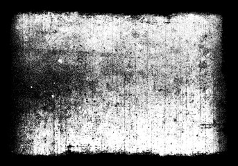 Wall Mural - abstract dirty or aging film frame. dust particle and dust grain texture or dirt overlay use effect 