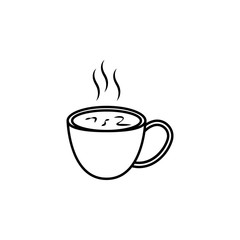 Poster - cup of tea, hot beverage,  cup icon. Element of kitchen utensils icon for mobile concept and web apps. Detailed cup of tea, hot beverage,  cup icon can be used for web and mobile