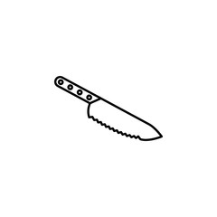 Poster - kitchen knife, utensil, sharp icon. Element of kitchen utensils icon for mobile concept and web apps. Detailed kitchen knife, utensil, sharp icon can be used for web and mobile