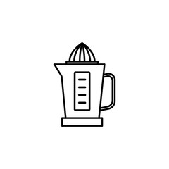 Poster - electric juicer, juice extractor, machine icon. Element of kitchen utensils icon for mobile concept and web apps. Detailed electric juicer, juice extractor, machine icon