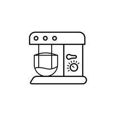 Poster - stand mixer icon. Element of kitchen utensils icon for mobile concept and web apps. Detailed stand mixer icon can be used for web and mobile