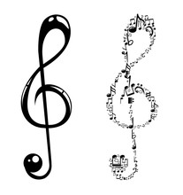 Musical Notes. Vector Illustration