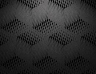 Abstract geometric pattern. Seamless vector background. Black halftone. Graphic modern pattern. Simple lattice graphic design