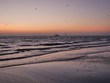 Baltic Sea Winter sunset