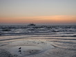 Baltic Sea Winter Sunset