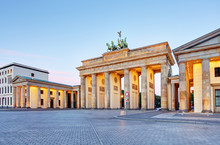 Brandenburger Tor (Brandenburg Gates) In Berlin, Germany