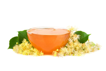 Wall Mural - Fresh honey with linden flowers