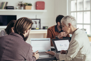 Poster - Businesspeople Working at Conference Room