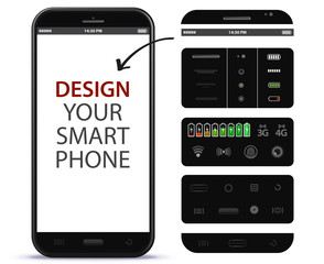 Poster - Mobile Phone Vector Design Elements 
